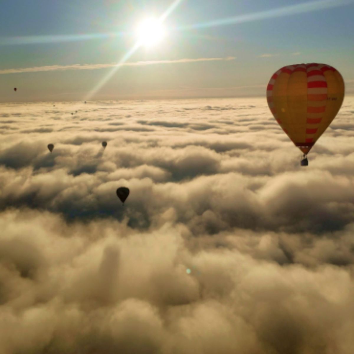 Rytinis skrydis oro balionu