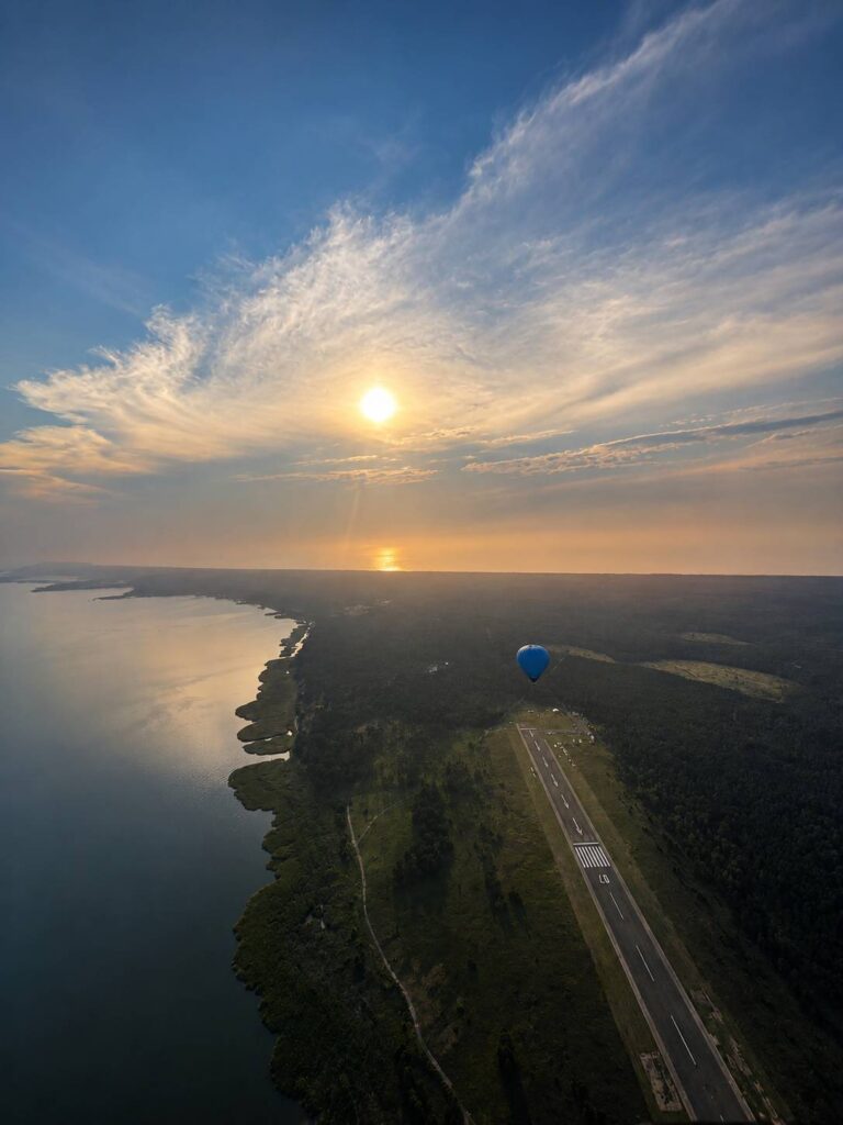 Skrydis oro balionu Klaipedoje